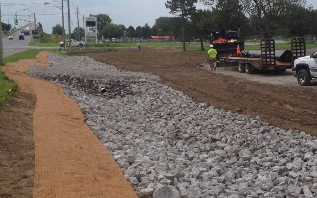 Landscaping Stormwater Ditch